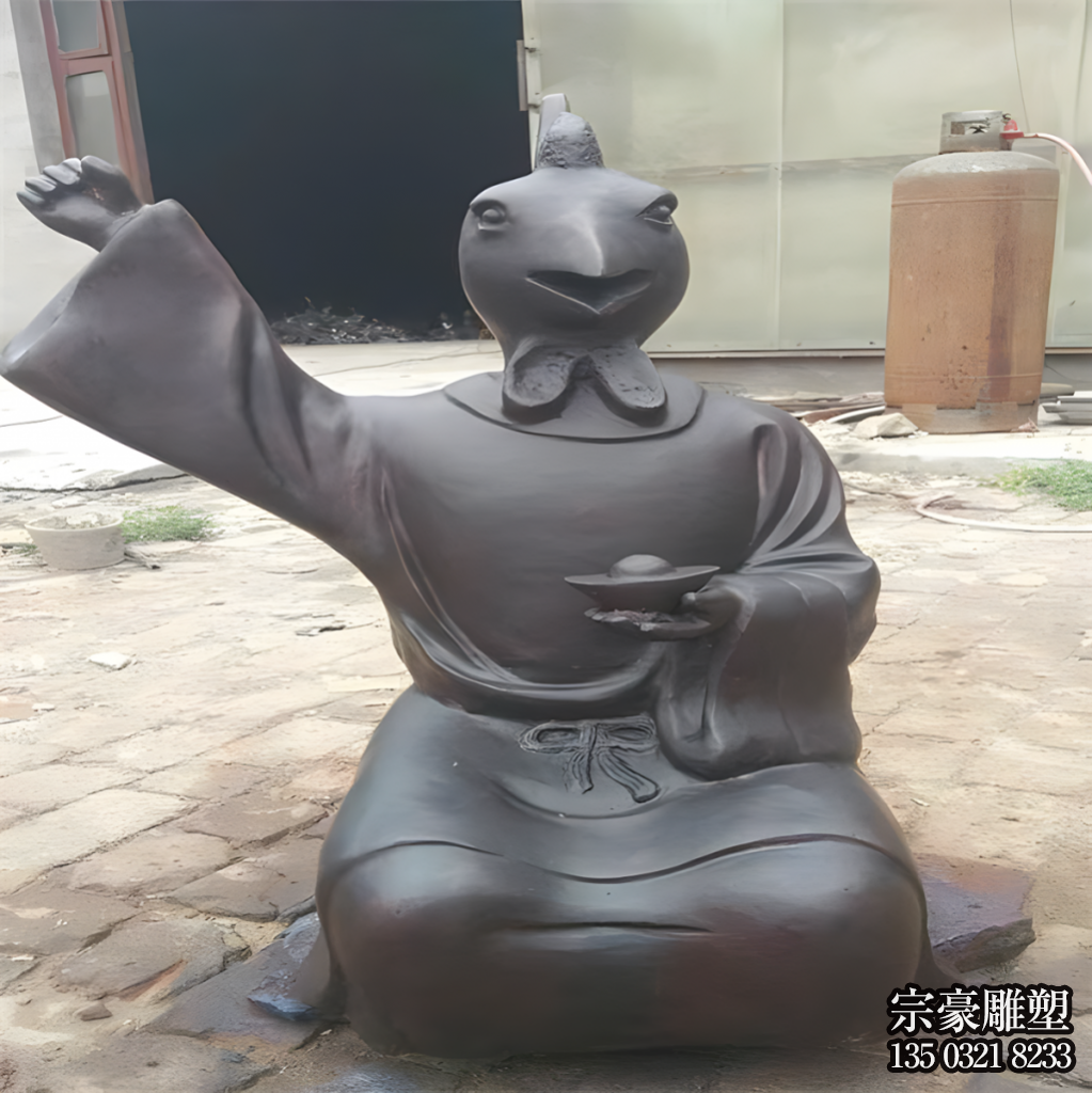 酉雞銅雕,獸首人身十二生肖銅雕塑 酉雞銅雕,獸首人身十二生肖銅雕塑