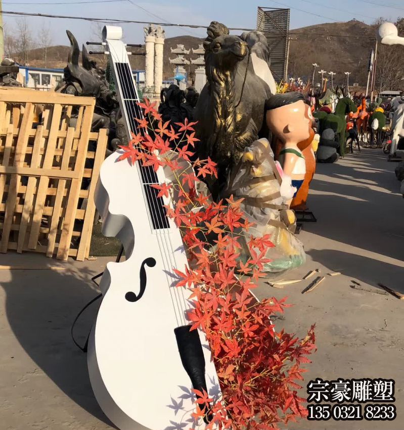 鐵藝大提琴創意擺件 鐵藝大提琴創意擺件