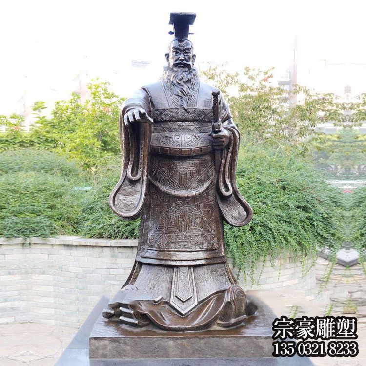 古代帝王銅雕像 古代帝王銅雕像