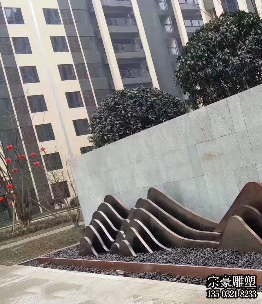 小區不銹鋼創意假山造型雕塑 小區不銹鋼創意假山造型雕塑