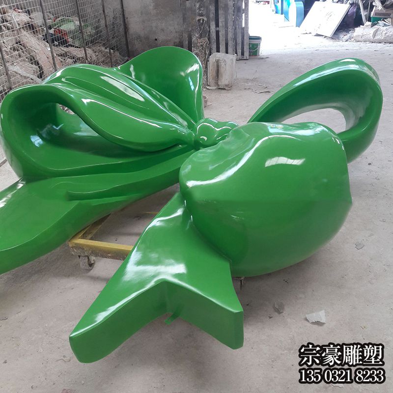 玻璃鋼大型蝴蝶結雕塑 玻璃鋼大型蝴蝶結雕塑