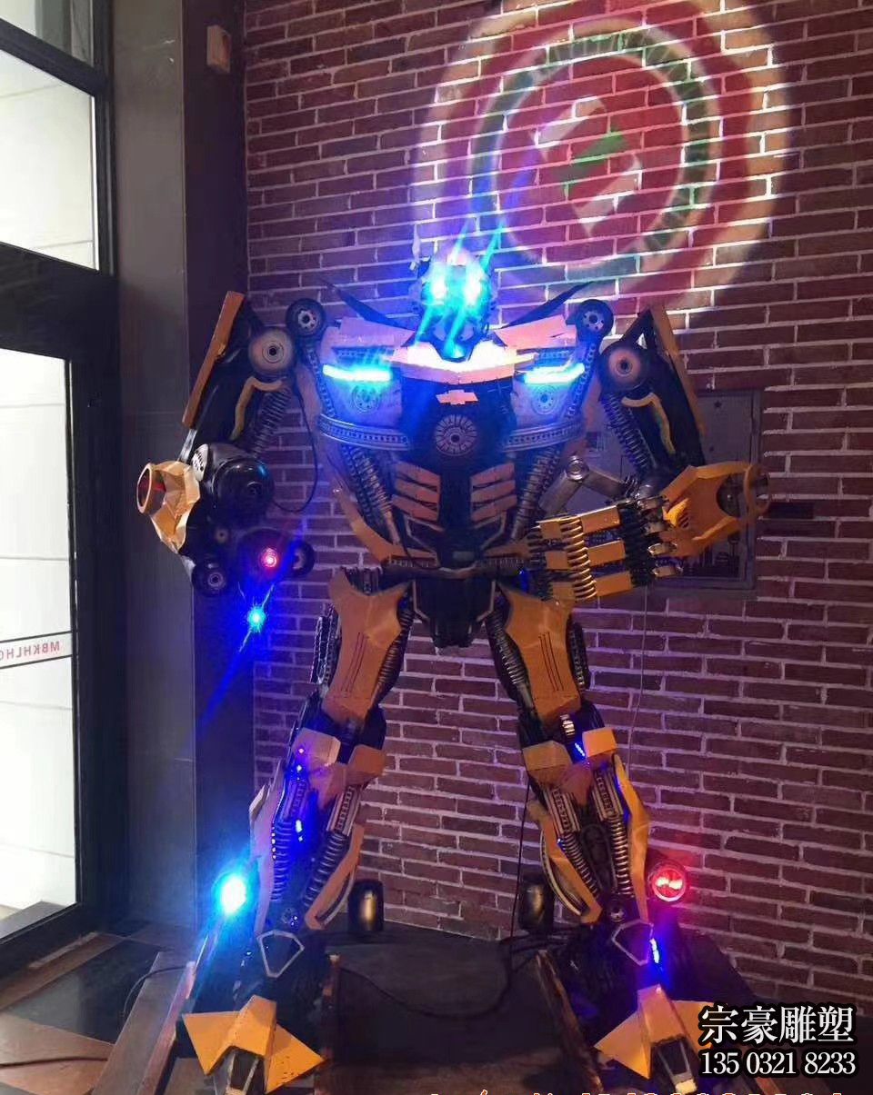 變形金剛不銹鋼動(dòng)漫人物雕塑 變形金剛不銹鋼動(dòng)漫人物雕塑